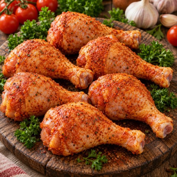 Gekruide kipdrumsticks