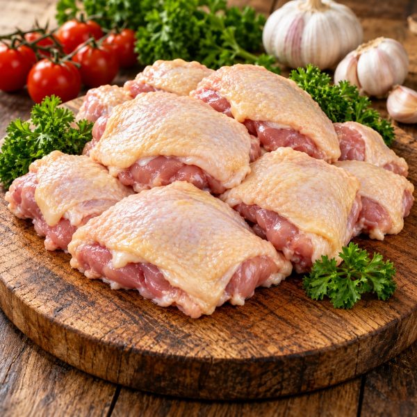 Kipdijvlees met vel Kipdijvlees met vel
