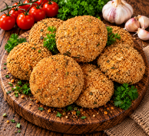 Rustic Golden Croquette Platter Kipgehaktbal 100 g