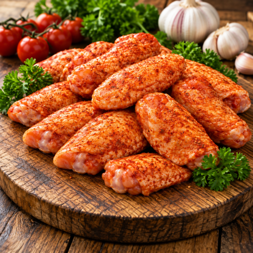 Rustic Paprika-Marinated Chicken Wings (1) Gekruide kipwings